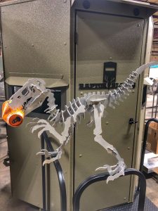 Aluminum Dinosaur Puzzle